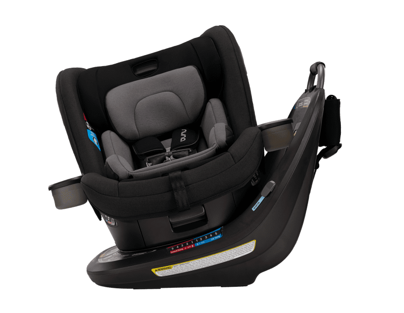 nuna revv rotating convertible car seat caviar traveling tikes 4