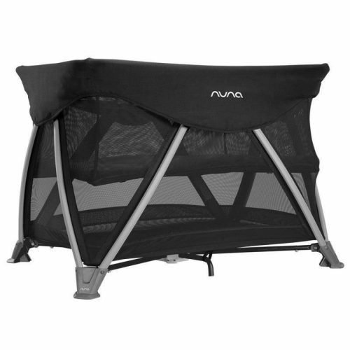 Nuna SENA Aire Playard with Zip-Off Bassinet - Caviar - Traveling Tikes