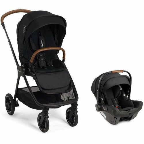 Nuna TRIV next + PIPA urbn Travel System - Caviar - Traveling Tikes