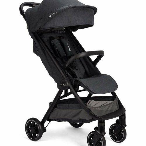 Nuna TRVL Self-Folding Compact Stroller - Ocean - Traveling Tikes