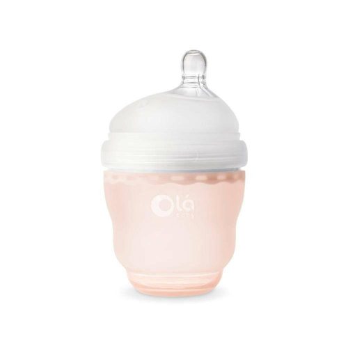 Olababy GentleBottle 4oz - Coral - Traveling Tikes