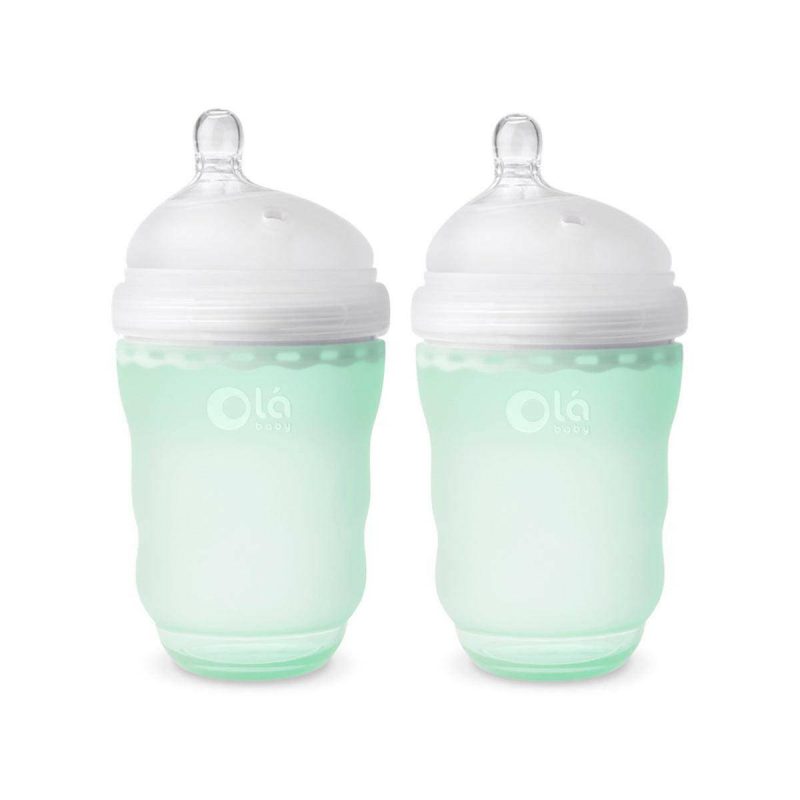 Olababy GentleBottle 8oz 2 Pack - Mint - Traveling Tikes