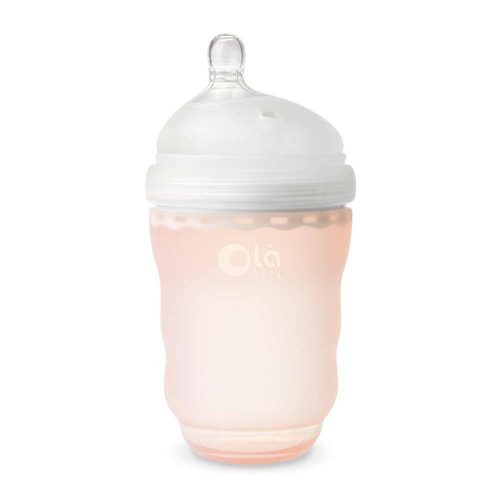 Olababy GentleBottle 8oz - Coral - Traveling Tikes