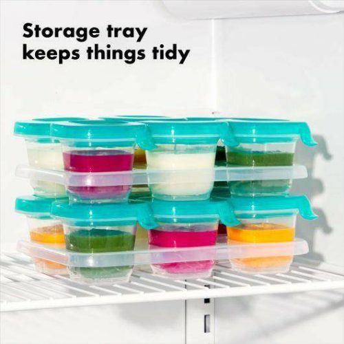 oxo 2 oz baby blockstm silicone freezer storage containers traveling tikes 3