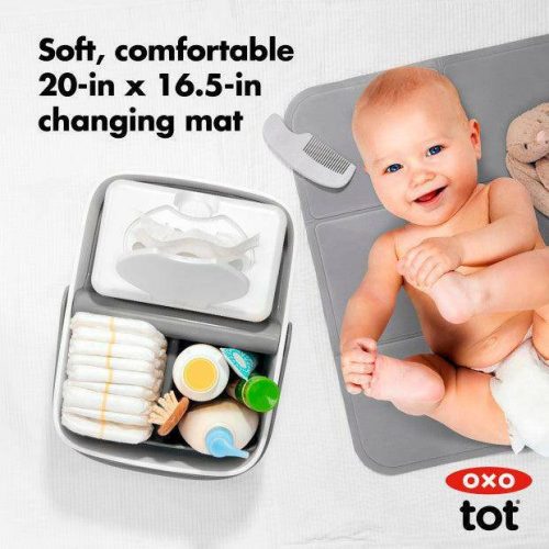 oxo tot diaper caddy with changing mat traveling tikes 6