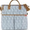 Skip Hop Duo Special Edition Diaper Bag - Blueprint Stripe - Traveling Tikes