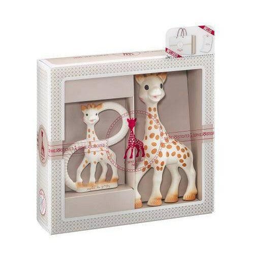 Sophie The Giraffe Sophiesticated Two-Piece Teether Gift Set - Traveling Tikes