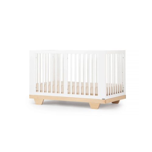 spirit 8 in 1 convertible crib white natural 539204