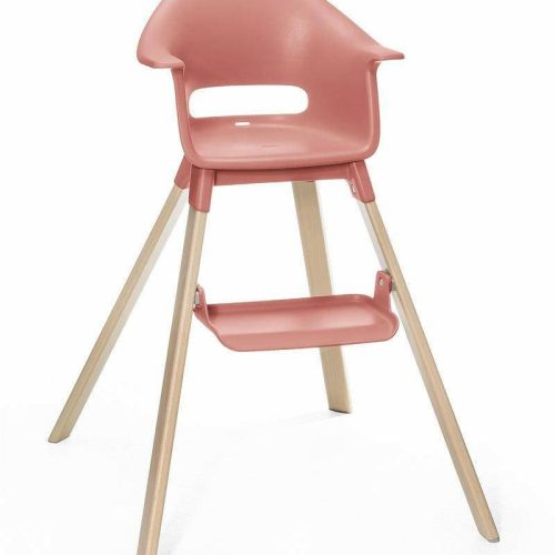 stokke clikk high chair sunny coral traveling tikes 3