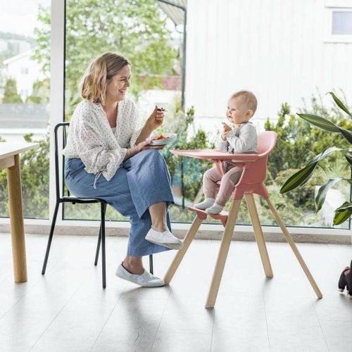 stokke clikk high chair sunny coral traveling tikes 6