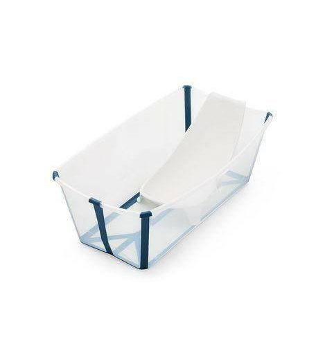 Stokke Flexi Bath & Newborn Support - Transparent Blue - Traveling Tikes