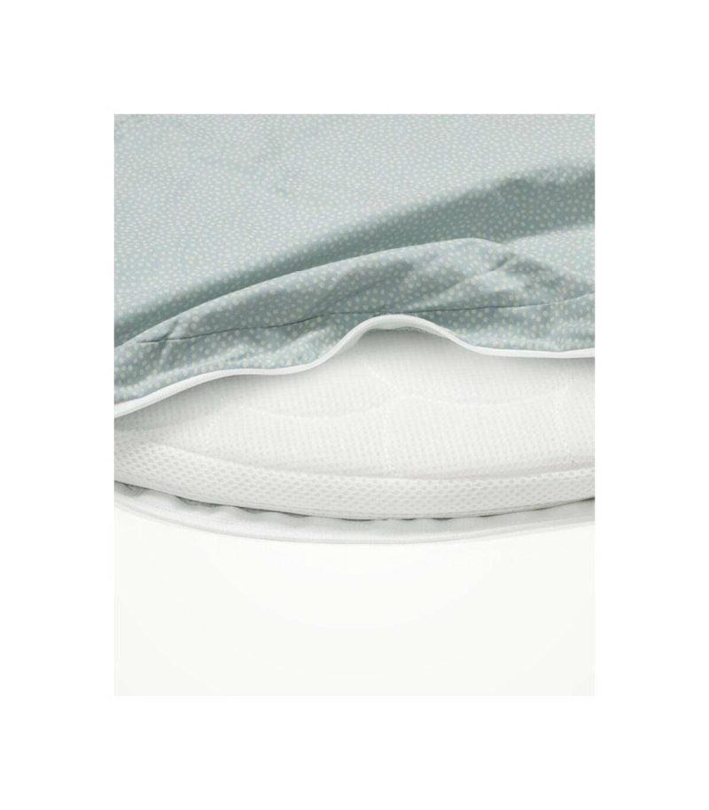 stokke sleepi bed fitted sheet v3 dots sage traveling tikes 2