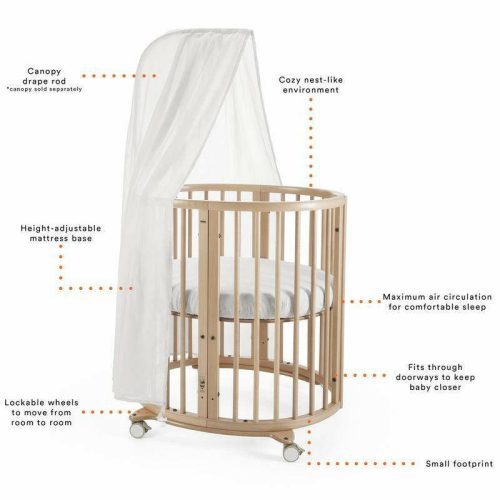 stokke sleepi mini bundle with mattress v3 hazy grey traveling tikes 5