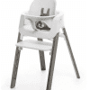 Stokke Steps High Chair - White/Hazy Grey - Traveling Tikes