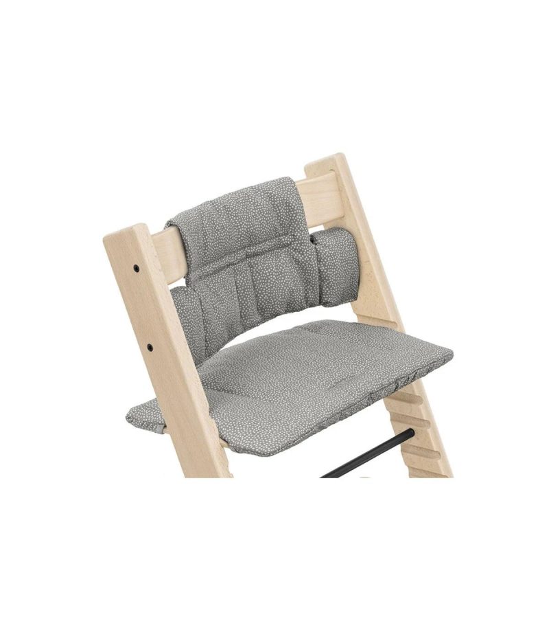 stokke tripp trapp cushion dots grey traveling tikes