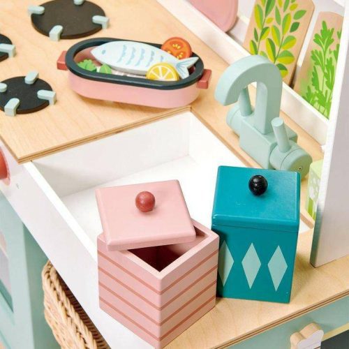 tender leaf toys kitchen range traveling tikes 7