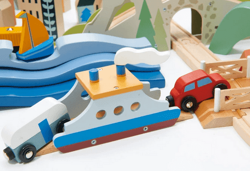 tender leaf toys mountain view train set traveling tikes 14