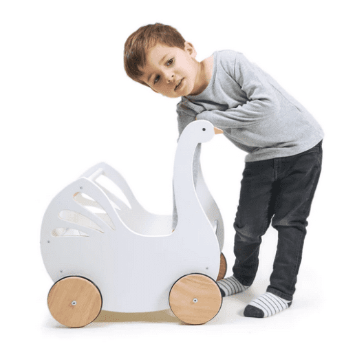 tender leaf toys sweet swan pram traveling tikes 6