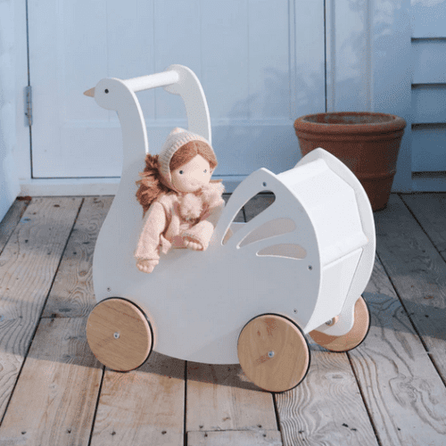 tender leaf toys sweet swan pram traveling tikes 9