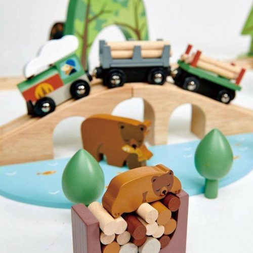 tender leaf toys wild pines train set traveling tikes 4