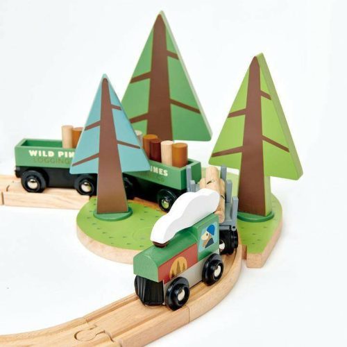 tender leaf toys wild pines train set traveling tikes 5