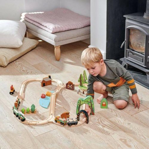 tender leaf toys wild pines train set traveling tikes 6