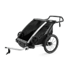 Thule Chariot Lite  2-Seat Multisport Bike Trailer Agave Green - Traveling Tikes