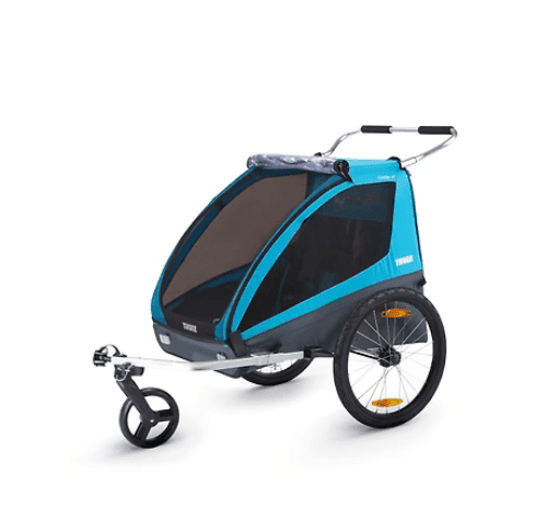 Thule Coaster XT Bicycle Trailer - Blue - Traveling Tikes