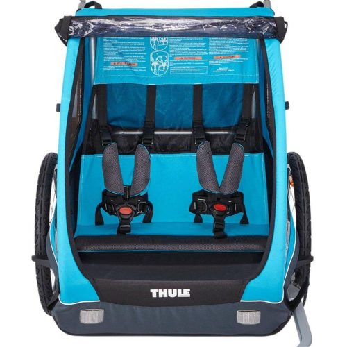 thule coaster xt bicycle trailer blue traveling tikes 4