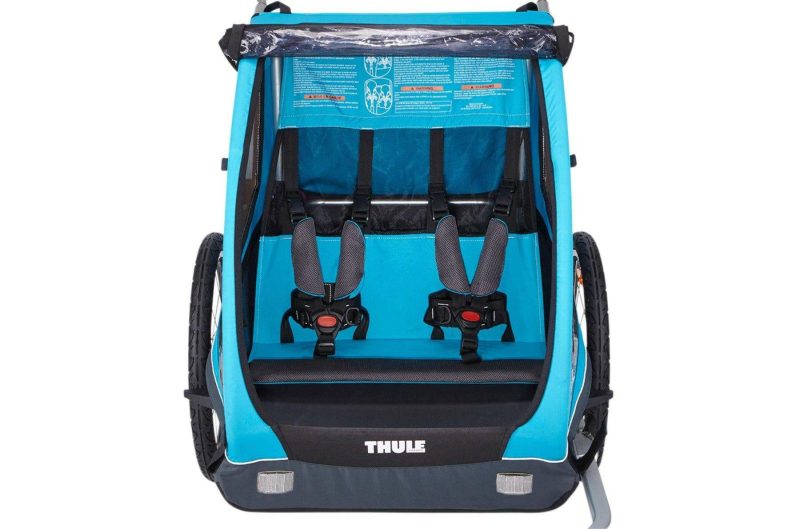 thule coaster xt bicycle trailer blue traveling tikes 4