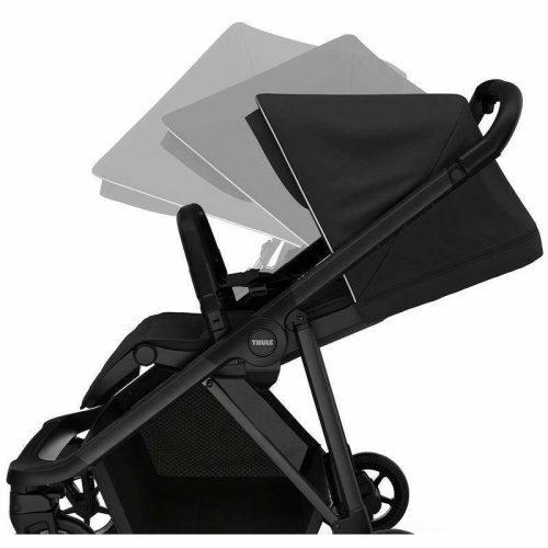 thule shine stroller black traveling tikes 3