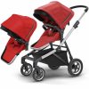 Thule Sleek Double Stroller - Energy Red - Traveling Tikes