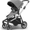 Thule Sleek Stroller - Alum/Grey Melange - Traveling Tikes