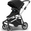 Thule Sleek Stroller - Alum/Midnight Black - Traveling Tikes