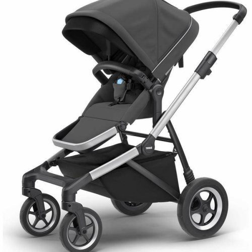 Thule Sleek Stroller - Alum/Shadow Grey - Traveling Tikes