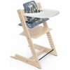 Tripp Trapp Complete High Chair and Cushion with Stokke Tray - Natural / Into the Deep - Traveling Tikes