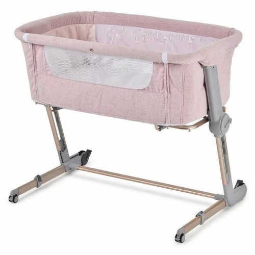 unilove hug me plus 3 in 1 bedside sleeper plum pink traveling tikes 3