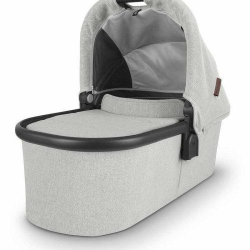 UPPAbaby V2 Bassinet - Anthony (White and Grey Chenille / Carbon) - Traveling Tikes