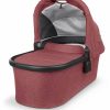 UPPAbaby V2 Bassinet - Lucy (Rosewood Melange / Carbon) - Traveling Tikes