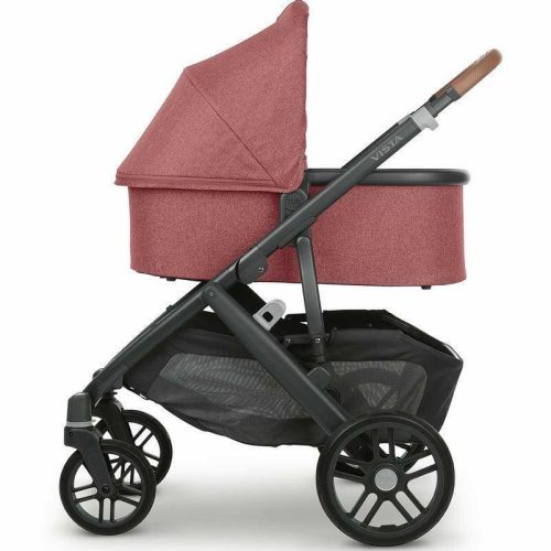 uppababy bassinet lucy rosewood melange carbon traveling tikes 4