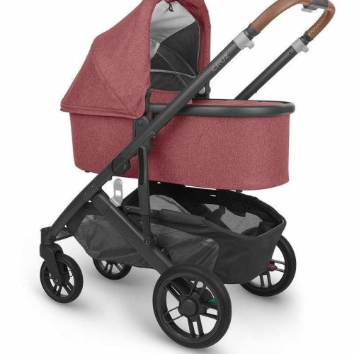 uppababy bassinet lucy rosewood melange carbon traveling tikes 6