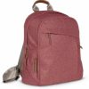 UPPAbaby Changing Backpack - Lucy (Rosewood Melange / Saddle Leather) - Traveling Tikes