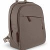 UPPAbaby Changing Backpack - Theo (Dark Taupe / Chestnut Leather) - Traveling Tikes