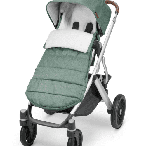 UPPAbaby Cozy Ganoosh Footmuff - Emmett (Green Melange) - Traveling Tikes