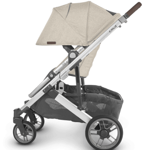 uppababy cruz v2 stroller declan declan oatsilverbrown leather traveling tikes 4 5dba925f 2bf3 40ee 9bd3 a6f4b991f460