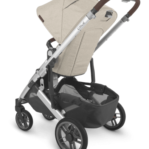 uppababy cruz v2 stroller declan declan oatsilverbrown leather traveling tikes 5 6b579618 a6f1 4ef8 a3f3 e5262a67c1cb