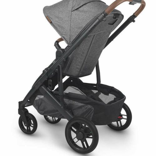 uppababy cruz v2 stroller greyson charcoal melangecarbonsaddle leather traveling tikes 4