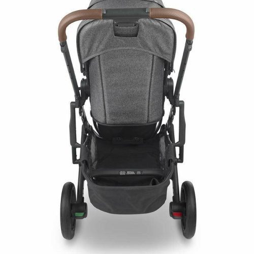 uppababy cruz v2 stroller greyson charcoal melangecarbonsaddle leather traveling tikes 5