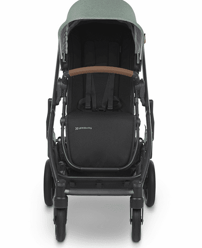 uppababy cruz v2 stroller gwen green melange carbon saddle leather traveling tikes 3