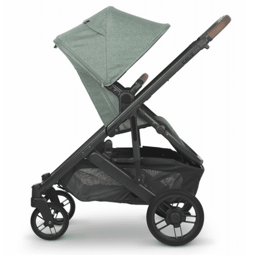 uppababy cruz v2 stroller gwen green melange carbon saddle leather traveling tikes 4